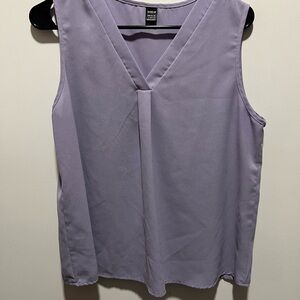 Lavender Sleeveless Women's Top